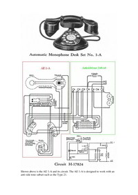 Free Automatic Electric Monophone 1A AE1 AE1A AE11A Telephone Decals